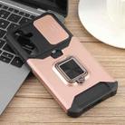 For Samsung Galaxy S24 FE 5G Camera Shield Card Slot PC Hybrid TPU Phone Case(Rose Gold) - 2