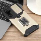 For Samsung Galaxy S24 FE 5G Camera Shield Card Slot PC Hybrid TPU Phone Case(Gold) - 2