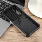 For Samsung Galaxy S24 FE 5G Camera Shield Card Slot PC Hybrid TPU Phone Case(Silver) - 3