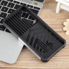 For Samsung Galaxy S25 5G Camera Shield Card Slot PC Hybrid TPU Phone Case(Silver) - 3