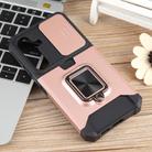 For Samsung Galaxy S25+ 5G Camera Shield Card Slot PC Hybrid TPU Phone Case(Rose Gold) - 2