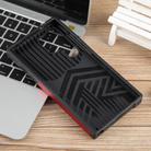 For Samsung Galaxy S25 Ultra 5G Camera Shield Card Slot PC Hybrid TPU Phone Case(Red) - 3