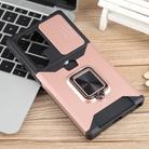 For Samsung Galaxy S25 Ultra 5G Camera Shield Card Slot PC Hybrid TPU Phone Case(Rose Gold) - 2