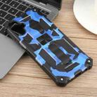 For Samsung Galaxy A06 4G Camouflage Armor Kickstand TPU Hybrid PC Magnetic Phone Case(Dark Blue) - 2