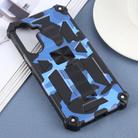 For Samsung Galaxy A56 5G Camouflage Armor Kickstand TPU Hybrid PC Magnetic Phone Case(Dark Blue) - 2