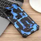 For Samsung Galaxy S24 FE 5G Camouflage Armor Kickstand TPU Hybrid PC Magnetic Phone Case(Dark Blue) - 2
