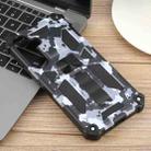 For Samsung Galaxy S24 FE 5G Camouflage Armor Kickstand TPU Hybrid PC Magnetic Phone Case(Grey) - 2