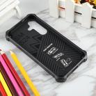 For Samsung Galaxy S25 5G Camouflage Armor Kickstand TPU Hybrid PC Magnetic Phone Case(Mint Green) - 3