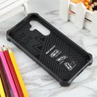 For Samsung Galaxy S25+ 5G Camouflage Armor Kickstand TPU Hybrid PC Magnetic Phone Case(Dark Blue) - 3
