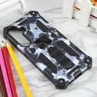 For Samsung Galaxy S25+ 5G Camouflage Armor Kickstand TPU Hybrid PC Magnetic Phone Case(Grey) - 2