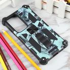 For Samsung Galaxy S25 Ultra 5G Camouflage Armor Kickstand TPU Hybrid PC Magnetic Phone Case(Mint Green) - 2