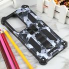 For Samsung Galaxy S25 Ultra 5G Camouflage Armor Kickstand TPU Hybrid PC Magnetic Phone Case(Grey) - 2