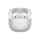 REMAX W39 Stereo Digital Display Wireless Bluetooth Earphone(White) - 1