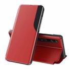 For Xiaomi Mi 10 / Mi 10 Pro Attraction Flip Holder Leather Phone Case(Red) - 1