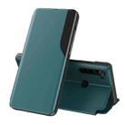 For Xiaomi Redmi Note 8 Attraction Flip Holder Leather Phone Case(Geen) - 1