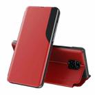 For Xiaomi Redmi Note 9 Pro Attraction Flip Holder Leather Phone Case(Red) - 1