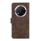 For Honor X9C 5G Global ABEEL Frosted Magnetic RFID Leather Phone Case(Brown) - 3