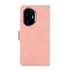 For Honor 400 ABEEL Frosted Magnetic RFID Leather Phone Case(Pink) - 3
