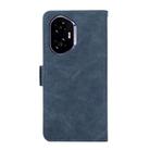 For Honor 400 ABEEL Frosted Magnetic RFID Leather Phone Case(Blue) - 3