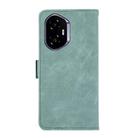 For Honor 400 ABEEL Frosted Magnetic RFID Leather Phone Case(Cyan) - 3