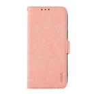 For Honor 400 Lite ABEEL Frosted Magnetic RFID Leather Phone Case(Pink) - 2