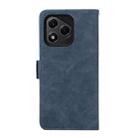 For Honor 400 Lite ABEEL Frosted Magnetic RFID Leather Phone Case(Blue) - 3