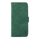 For Honor 400 Lite ABEEL Frosted Magnetic RFID Leather Phone Case(Green) - 2