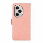 For Honor 400 Pro Global 160.8mm ABEEL Frosted Magnetic RFID Leather Phone Case(Pink) - 3