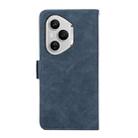 For Honor 400 Pro Global 160.8mm ABEEL Frosted Magnetic RFID Leather Phone Case(Blue) - 3