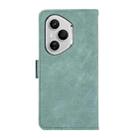 For Honor 400 Pro Global 160.8mm ABEEL Frosted Magnetic RFID Leather Phone Case(Cyan) - 3