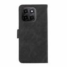 For Honor X6c 4G ABEEL Frosted Magnetic RFID Leather Phone Case(Black) - 3