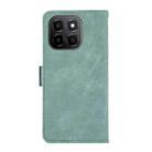 For Honor X6c 4G ABEEL Frosted Magnetic RFID Leather Phone Case(Cyan) - 3