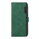 For Honor 400 ABEEL Color Block Magnetic RFID Leather Phone Case(Green-Black) - 3