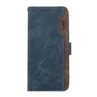 For Honor 400 Lite ABEEL Color Block Magnetic RFID Leather Phone Case(Blue-Brown) - 2