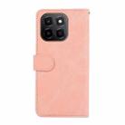 For Honor X6c 4G ABEEL Color Block Magnetic RFID Leather Phone Case(Pink-Cyan) - 3