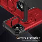 For iPhone 11 Lens Holder MagSafe Phone Case(Red) - 2