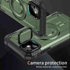 For iPhone 11 Lens Holder MagSafe Phone Case(Army Green) - 2