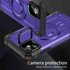 For iPhone 11 Lens Holder MagSafe Phone Case(Purple) - 2