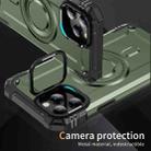 For iPhone 12 Pro Lens Holder MagSafe Phone Case(Army Green) - 2