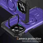 For iPhone 12 Pro Lens Holder MagSafe Phone Case(Purple) - 2