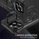 For iPhone 13 Pro Lens Holder MagSafe Phone Case(Black) - 2