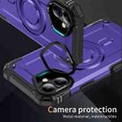 For iPhone 16 Lens Holder MagSafe Phone Case(Purple) - 2