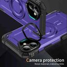 For iPhone 16 Plus Lens Holder MagSafe Phone Case(Purple) - 2