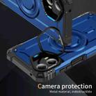 For Motorola Moto G 5G 2024 Lens Holder MagSafe Phone Case(Blue) - 2