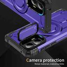 For Motorola Moto G Stylus 5G 2024 Lens Holder MagSafe Phone Case(Purple) - 2