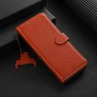 For Samsung Galaxy A36 Genuine Leather Litchi Texture RFID Leather Phone Case(Coffee) - 2