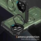 For Samsung Galaxy A06 Lens Holder MagSafe Phone Case(Army Green) - 2