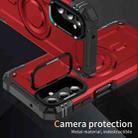 For Samsung Galaxy A14 5G / 4G Lens Holder MagSafe Phone Case(Red) - 2