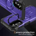For Samsung Galaxy A14 5G / 4G Lens Holder MagSafe Phone Case(Purple) - 2
