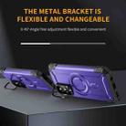 For Samsung Galaxy A14 5G / 4G Lens Holder MagSafe Phone Case(Purple) - 3
